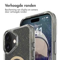imoshion Clear Glitter Backcover met MagSafe Apple iPhone 16 - Goud