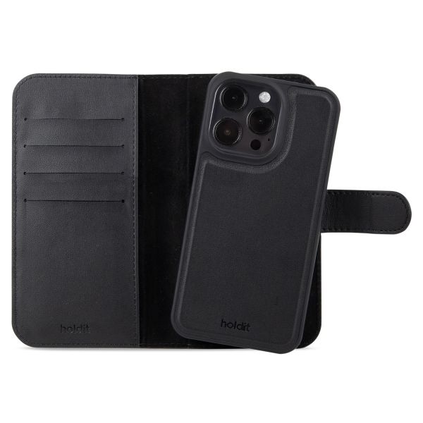 Holdit Wallet Case Magnet Plus iPhone 15 Pro - Zwart