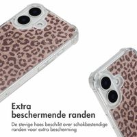 imoshion Design hoesje met koord Apple iPhone 16 - Leopard Mood