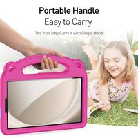 Dux Ducis Panda kidsproof backcover met standaard Samsung Galaxy Tab A11 Plus / A9 Plus - Roze