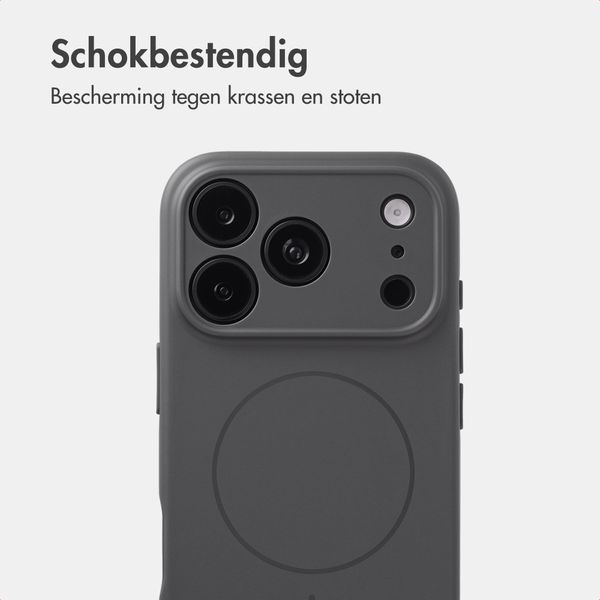 Accezz Grip Backcover met MagSafe Apple iPhone 18 Pro / 17 Pro - Grijs