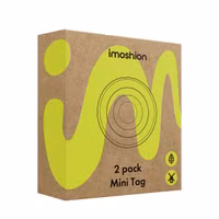 imoshion Wireless Tag - Bluetooth Tracker voor Android - 2 pack - Zwart
