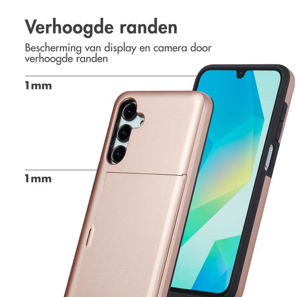 imoshion Backcover met pasjeshouder Samsung Galaxy A16 - Rosé Goud