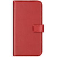 Selencia Echt Lederen Bookcase iPhone 12 Pro Max - Rood