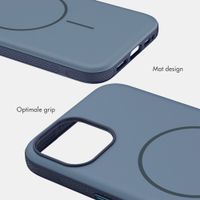 imoshion Color Backcover met Thin MagSafe Ring Apple iPhone 14 / 13 - Donkerblauw