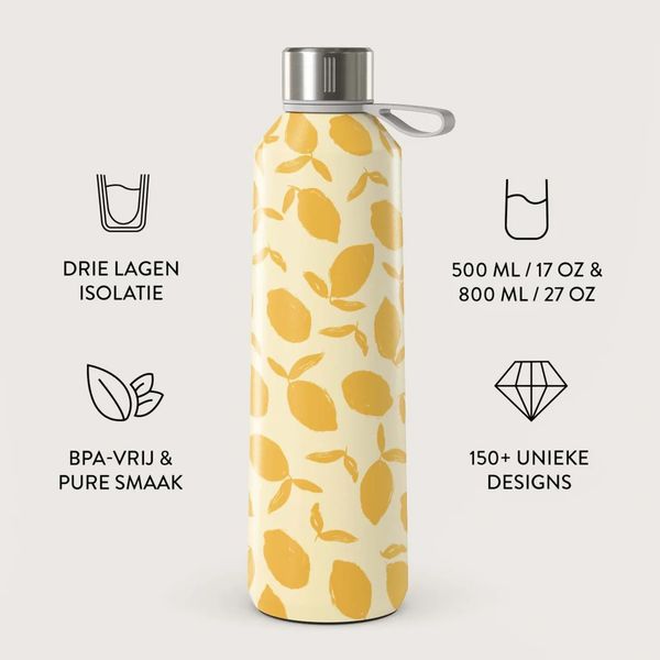 Burga Water Bottle - 500 ml - Lemon Tart