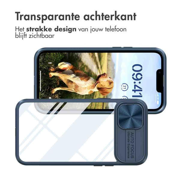 imoshion Camslider Backcover iPhone 14 - Donkerblauw