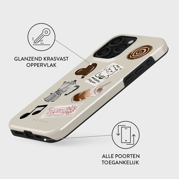 Burga Tough Backcover MagSafe Apple iPhone 15 Pro - Oat Milk Please