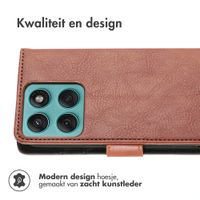 imoshion Luxe Bookcase Motorola Moto G57 Power - Bruin