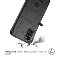 imoshion Rugged Shield Backcover Motorola Moto G22 / E32 / E32s - Zwart