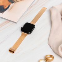 imoshion Milanees vouwbandje Apple Watch Series 1-10 / SE / Ultra (2) - 42/44/45/46/49 mm - Rosé Goud