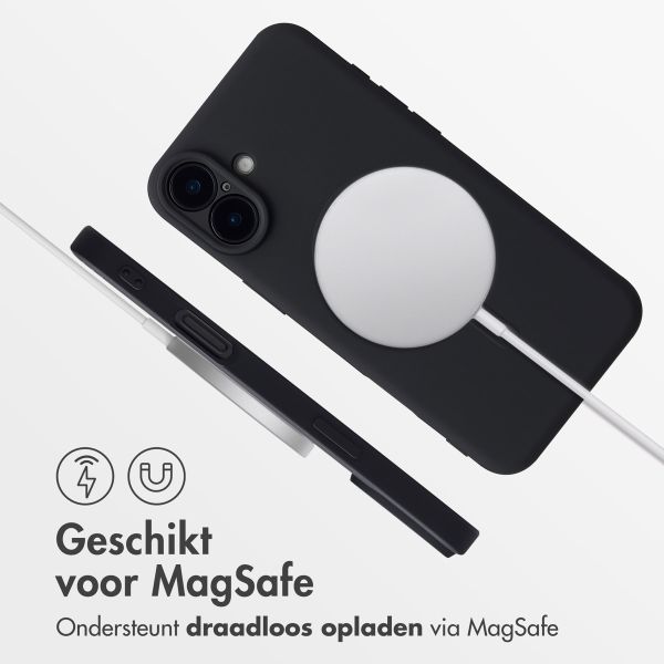 imoshion Color Backcover met MagSafe Apple iPhone 16 Plus - Zwart