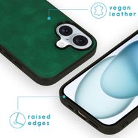 imoshion Uitneembare 2-in-1 Luxe Bookcase Apple iPhone 16 - Donkergroen