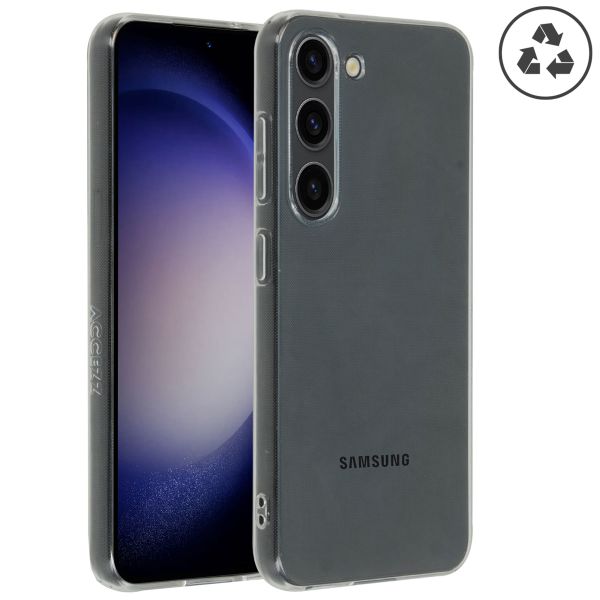 Accezz 100% Recycled Clear Backcover Samsung Galaxy S23 - Transparant