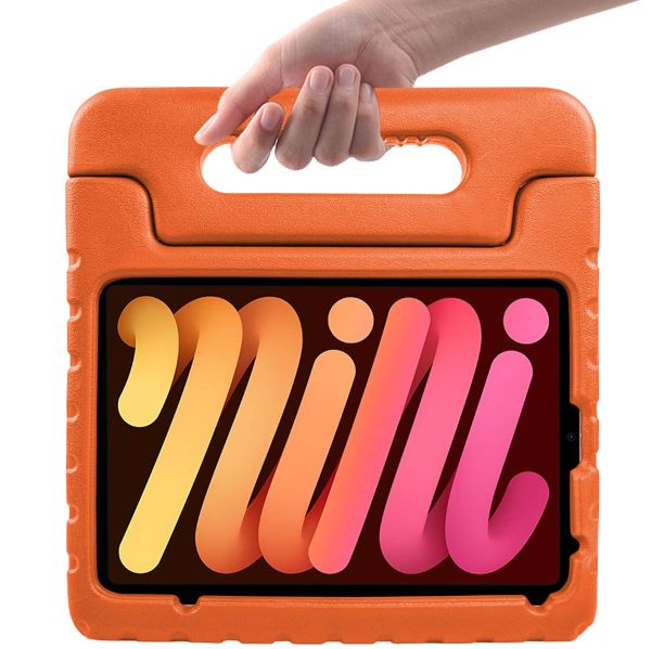 imoshion Kidsproof Backcover met handvat iPad Mini 7 (2024) / iPad Mini 6 (2021) - Oranje