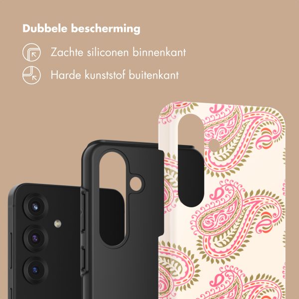 Selencia Vivid Backcover Samsung Galaxy S25 - Paisley Blush
