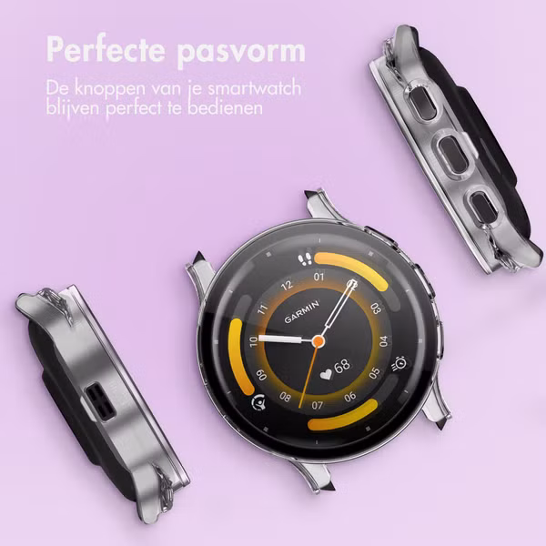 imoshion Full Cover Hardcase Garmin Venu 3 - Transparant