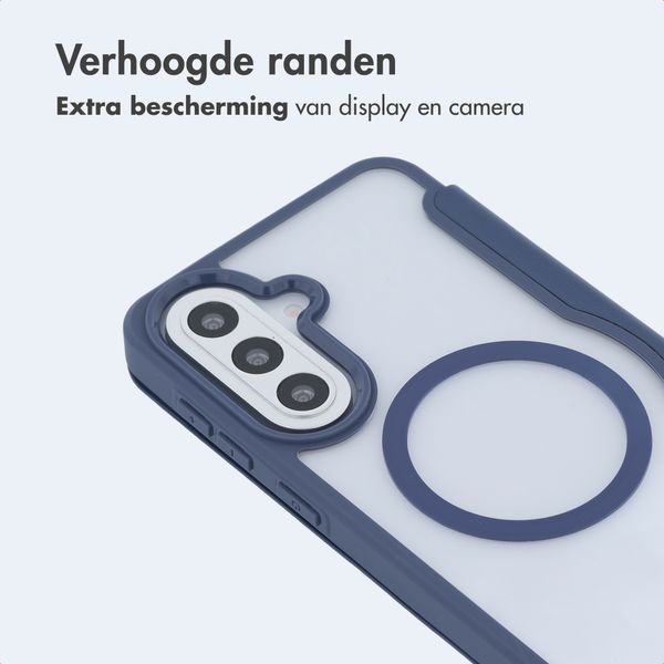imoshion Transparante Bookcase met MagSafe Samsung Galaxy A57 (5G) - Blauw