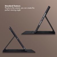 Selencia Riva Bookcase Apple iPad 9 (2021) 10.2 inch / iPad 8 (2020) 10.2 inch / iPad 7 (2019) 10.2 inch - Black