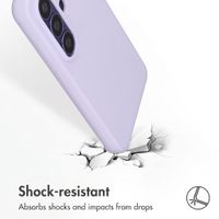 Accezz Liquid Silicone Back Cover with MagSafe Samsung Galaxy S26 Ultra - Purple