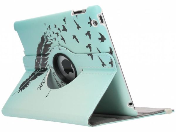 360° Draaibare Design Bookcase iPad 4 (2012) 9.7 inch / 3 (2012) 9.7 inch / 2 (2011) 9.7 inch