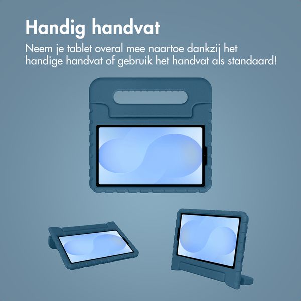 imoshion Kidsproof Backcover met handvat Samsung Galaxy Tab A11 / A9 8.7 inch - Donkerblauw