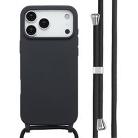 imoshion Silicone Case with Strap Apple iPhone 17 Pro Max - Black