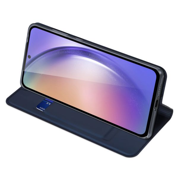 Dux Ducis Slim Softcase Bookcase Samsung Galaxy A55 - Donkerblauw