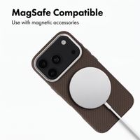 Accezz Mesh Back Cover with MagSafe Apple iPhone 17 Pro Max - Brown