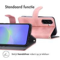 imoshion Bookcase met koord Samsung Galaxy A37 (5G) - Roze