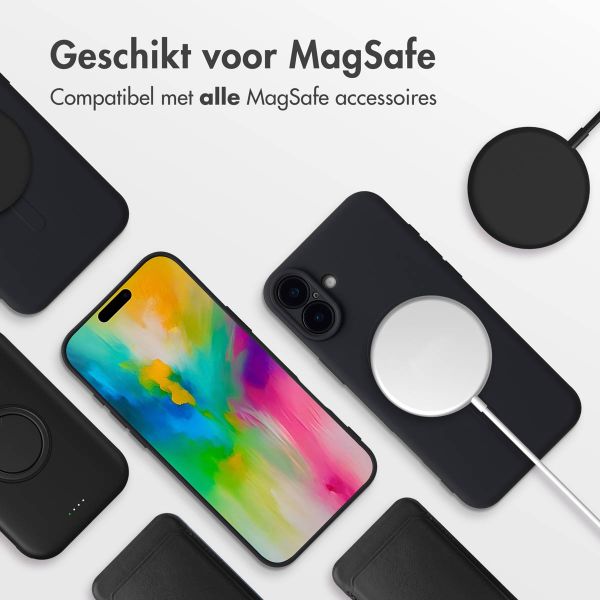 imoshion Color Backcover met MagSafe iPhone 16 - Zwart