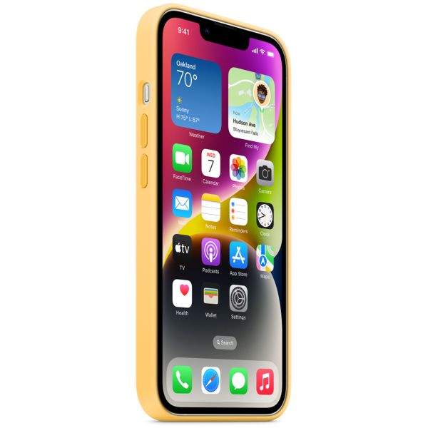 Apple Silicone Back Cover with MagSafe Apple iPhone 14 - Sunglow