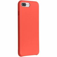 Apple Leather Backcover Apple iPhone 8 Plus / 7 Plus - Geranium