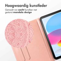imoshion Mandala Bookcase Apple iPad Air 11 inch (2025) M3 / (2024) M2 / Air 5 (2022) / Air 4 (2020) - Rose Gold