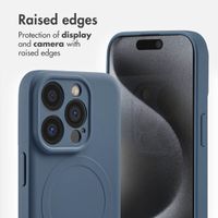 imoshion Colour Back Cover with MagSafe Apple iPhone 15 Pro - Dark Blue