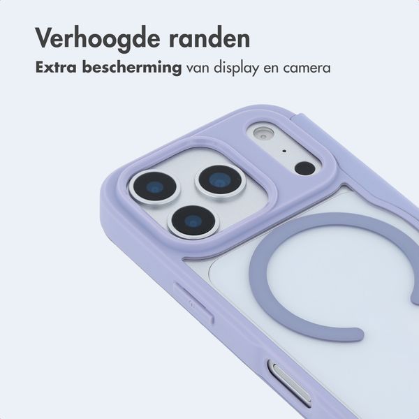 imoshion Transparante Bookcase met MagSafe Apple iPhone 17 Pro - Lila