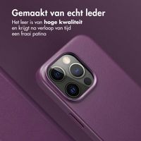 Accezz Leather Bookcase 2-in-1 met MagSafe Apple iPhone 15 Pro - Heath Purple