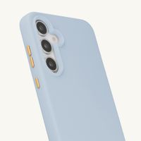 Selencia Rivièra MagSafe Backcover met afneembare haakjes Samsung Galaxy S25 / S24 - Powder Blue