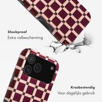 Selencia Vivid Backcover Apple iPhone 18 Pro / 17 Pro - Check This Burgundy