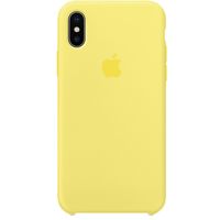 Apple Silicone Backcover iPhone X - Lemonade