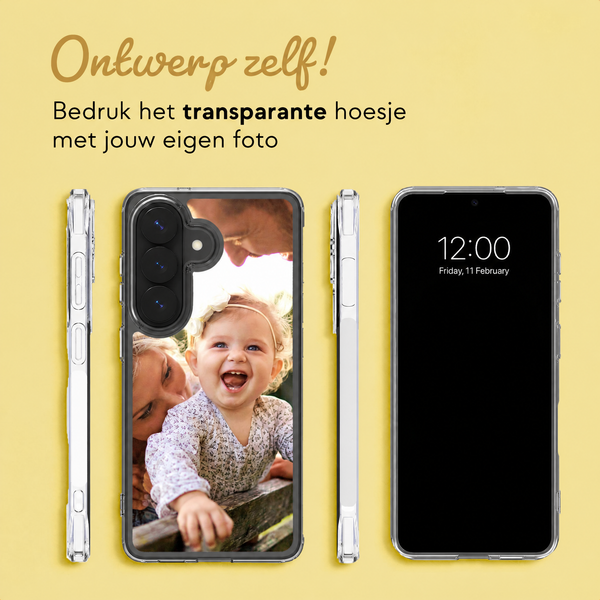 Ontwerp je eigen Clear Case Samsung Galaxy S26 FE - Transparant