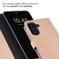 Selencia Genuine Leather Book Case Samsung Galaxy A37 (5G) - Light Pink
