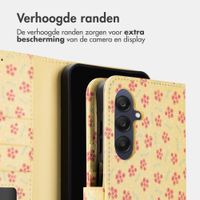 imoshion Design Bookcase Samsung Galaxy A26 - Sunny Yellow Petite Flowers