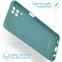 imoshion Color Backcover Samsung Galaxy A12 - Donkergroen