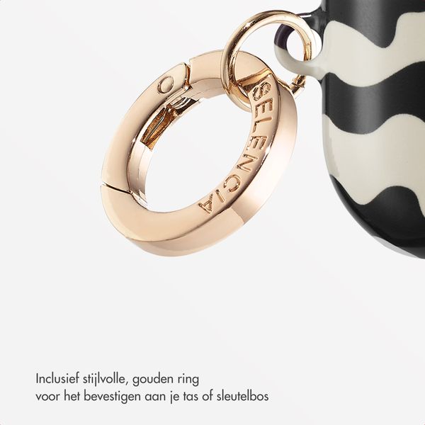 Selencia Vivid Case Apple AirPods Pro 2 - Art Wave Black