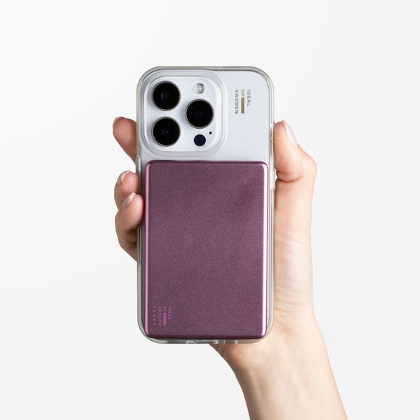 iDeal of Sweden Slim MagSafe Powerbank 5.000 mAh - Draadloze powerbank - Cherry Lacquer