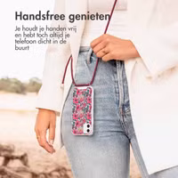 imoshion Design hoesje met koord Samsung Galaxy A34 - Flower Water