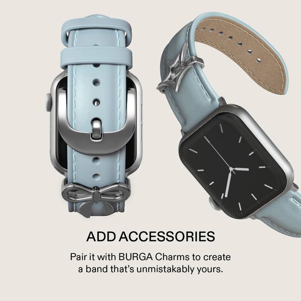 Burga Genuine Leather Band Apple Watch | 38/40/41/42 mm - Dream / Silver