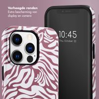 Selencia Vivid Backcover Apple iPhone 14 Pro - Trippy Swirl Dark Rose