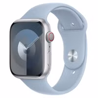 Apple Sport Band Apple Watch Series 1 t/m 10 / SE / Ultra (2) (44/45/46/49 mm) - Maat M/L - Light Blue